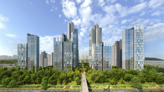 서울 강남구 '개포통합 재건축(경남·우성3차·현대1차아파트)' 정비구역 조감도. [서울시 제공]